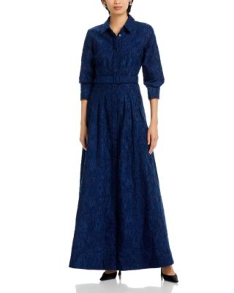 シムカイ レディース トップス ワンピース レース SIMKHAI Courtney Lace Belted Gown Midnight