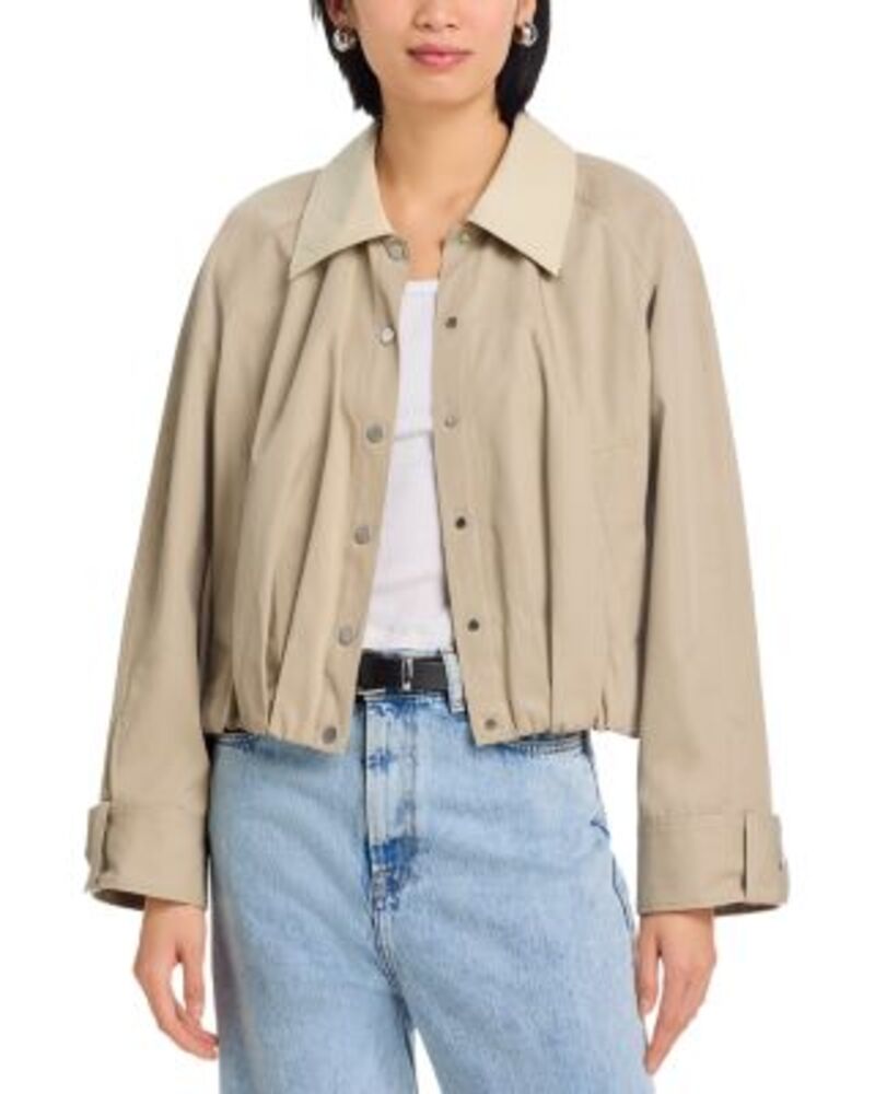 スリーワンフィリップリム レディース アウター ジャケット・ブルゾン 3.1 Phillip Lim Snap Front Blouson Bomber Jacket Khaki カーキ
