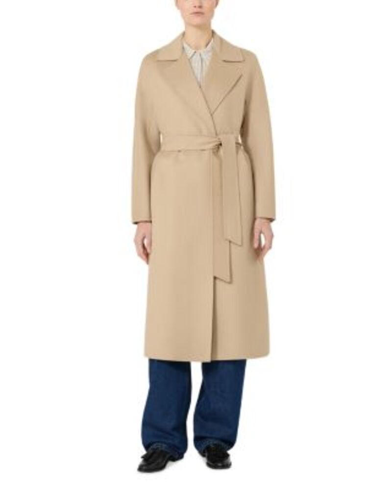 マックスマーラ レディース アウター 厚地の外套 Max Mara Studio Cles Coat Sand 真砂 コート・ジャケット-レディースファッション