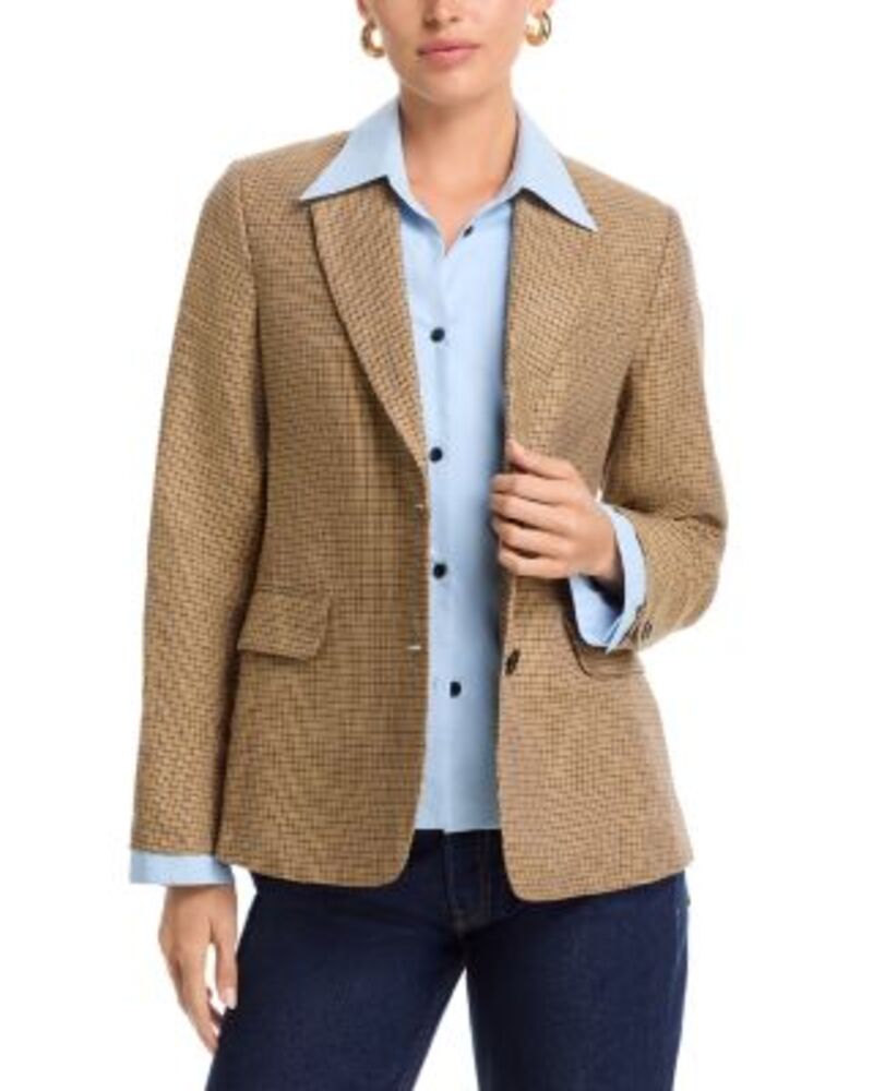 ラグアンドボーン レディース アウター ジャケット・ブルゾン ブレザー rag & bone Frank Poplin Plaid Blazer Tan Plaid タン
