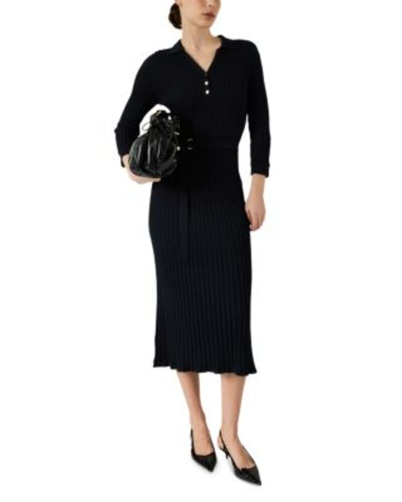 ジェラルド・ダレル レディース トップス ワンピース Gerardarel Rihamie Dress Navy ネイビー｜ReVida 店