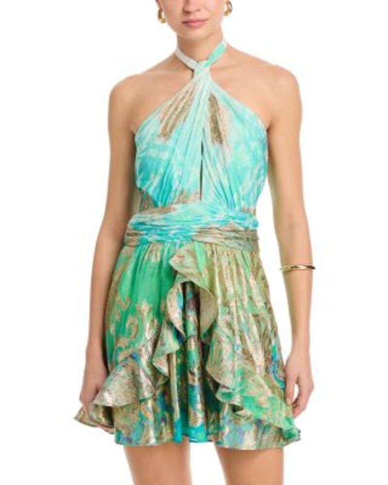 レイミー ブルック レディース トップス ワンピース Ramy Brook Reuben Dress Bright Lime ライム|ReVida 店