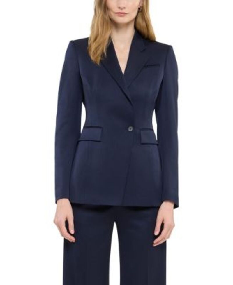 アナザー トゥモロー レディース アウター ジャケット・ブルゾン Another Tomorrow Seamed Waist Jacket Navy ネイビー 200,900円