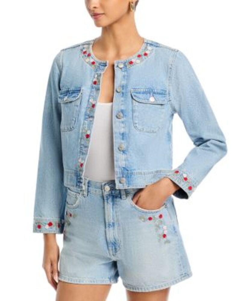 レイルズ レディース アウター ジャケット・ブルゾン キャップ Rails Capistrano Jean Jacket Dainty Rose