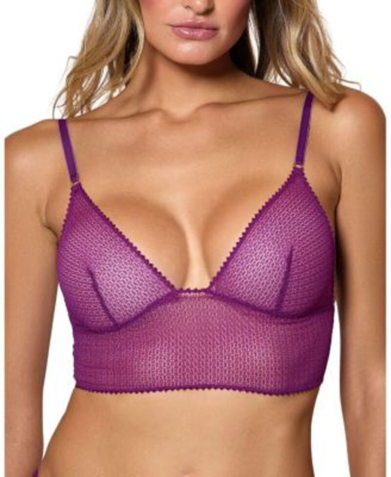 キキデモントパーネス レディース アンダーお召しもの ブラ KIKI DE MONTPARNASSE Crochet Longline Bra Framboise