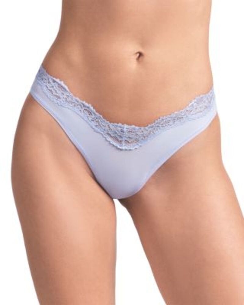 スキムズ レディース アンダーウェア パンツ レース SKIMS Fits Everybody Lace Dipped Thong - Pack ofive Periwinkle