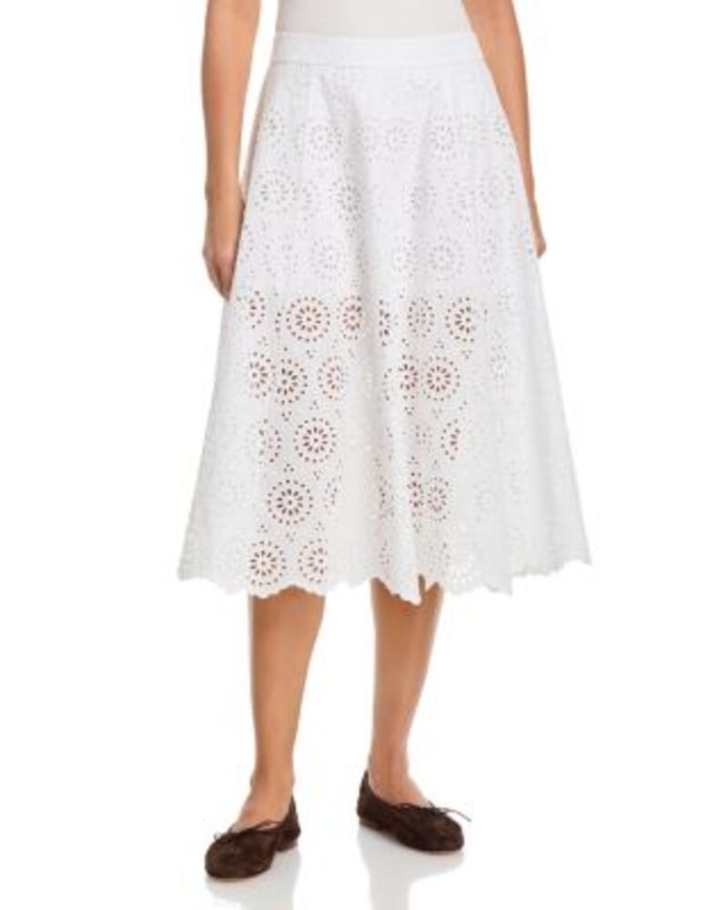 フレーム レディース ボトムスカート FRAME The Solsticeyelet Skirt White ホワイト