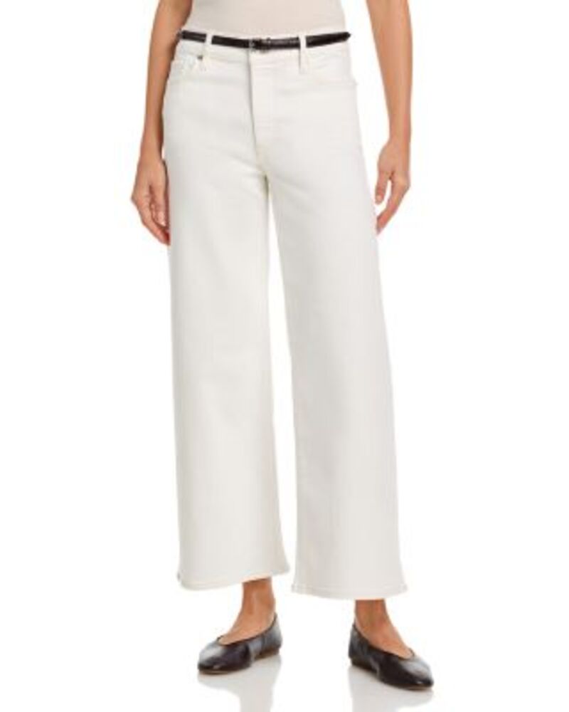 フレーム レディース ボトムス デニムパンツ アンクル ジーンズ FRAME Le Pixie High Rise Ankle Slim Palazzo Jeans in Au Natural Au Natural｜ReVida 店