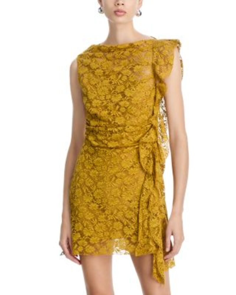 エーエルシー レディース トップス ワンピース A.L.C. Astra Dress Antique Gold ゴールド