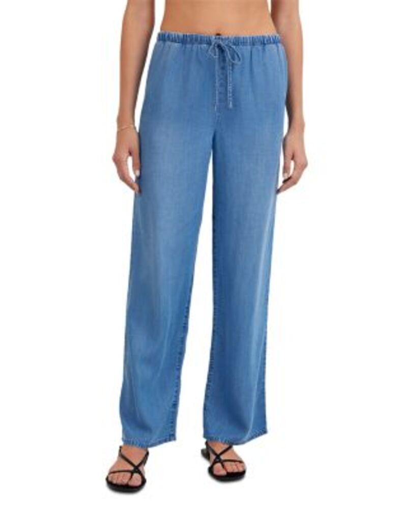 ベラダール レディース ボトムス カジュアルパンツ ワイドレッグ Bella Dahl Wide Leg Drawstring Pants Indigo Harbor Wash インディゴ
