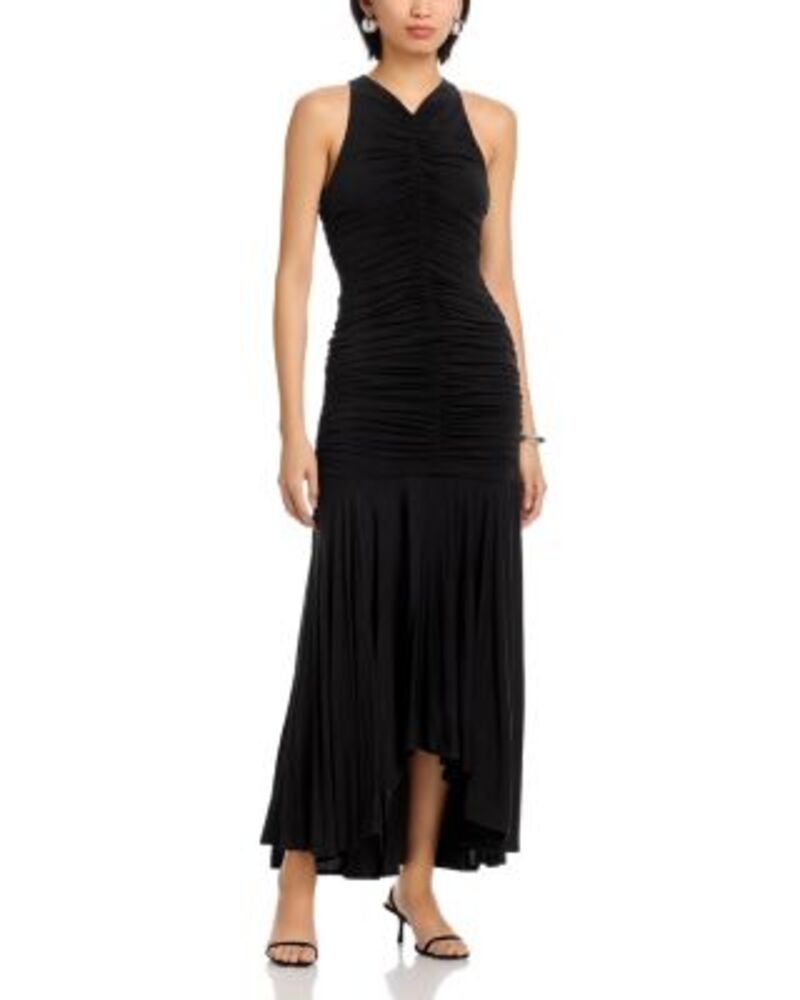 エーエルシー レディース トップス ワンピース ギャザー A.L.C. Ayla Ruchedress Black ブラック