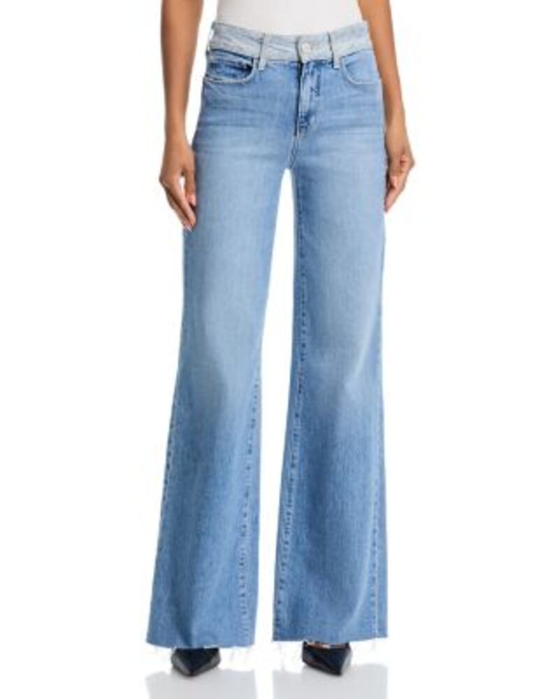 ラジャンス レディース ボトムス デニムパンツ ワイドレッグ ジーンズ L'AGENCE Louane Ultra High Rise Wide Leg Flared Jeans in Bexley｜ReVida 店