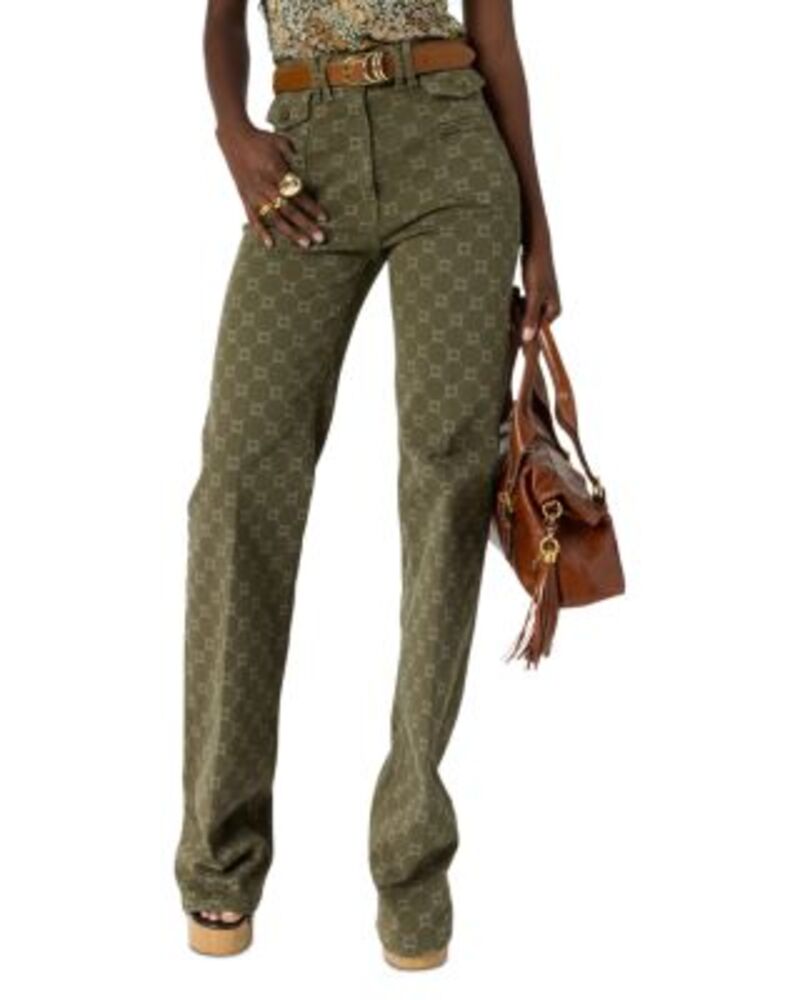 ジェラルド・ダレル レディース ボトムス デニムパンツ ジーンズ Gerardarel Anna Mid Rise Jeans Khaki Green グリーン|ReVida 店