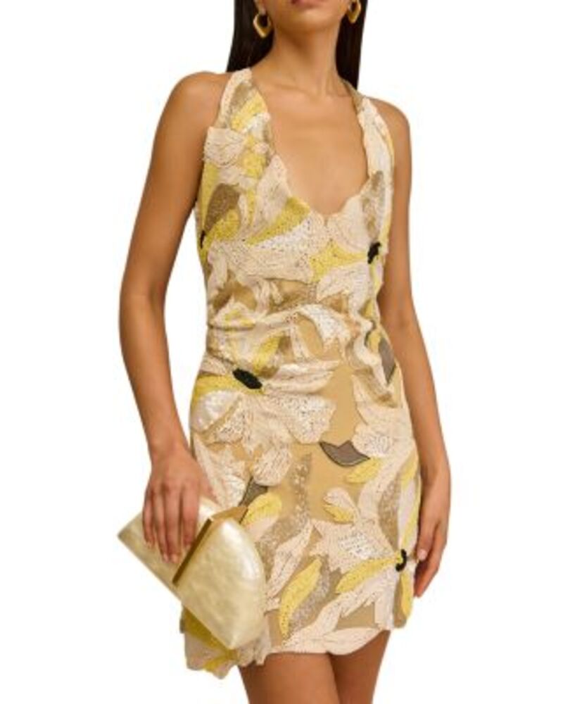 カルト ガイア レディース トップス ワンピース シルク Cult Gaia Christen Silk Embellishedress Wildahlia