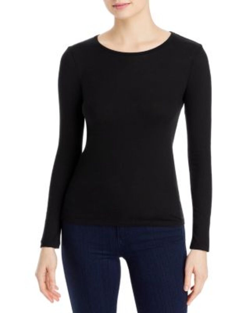 マジェスティック レディース アウター ニット・セーター Majestic Filatures Fitted Sweater Noir