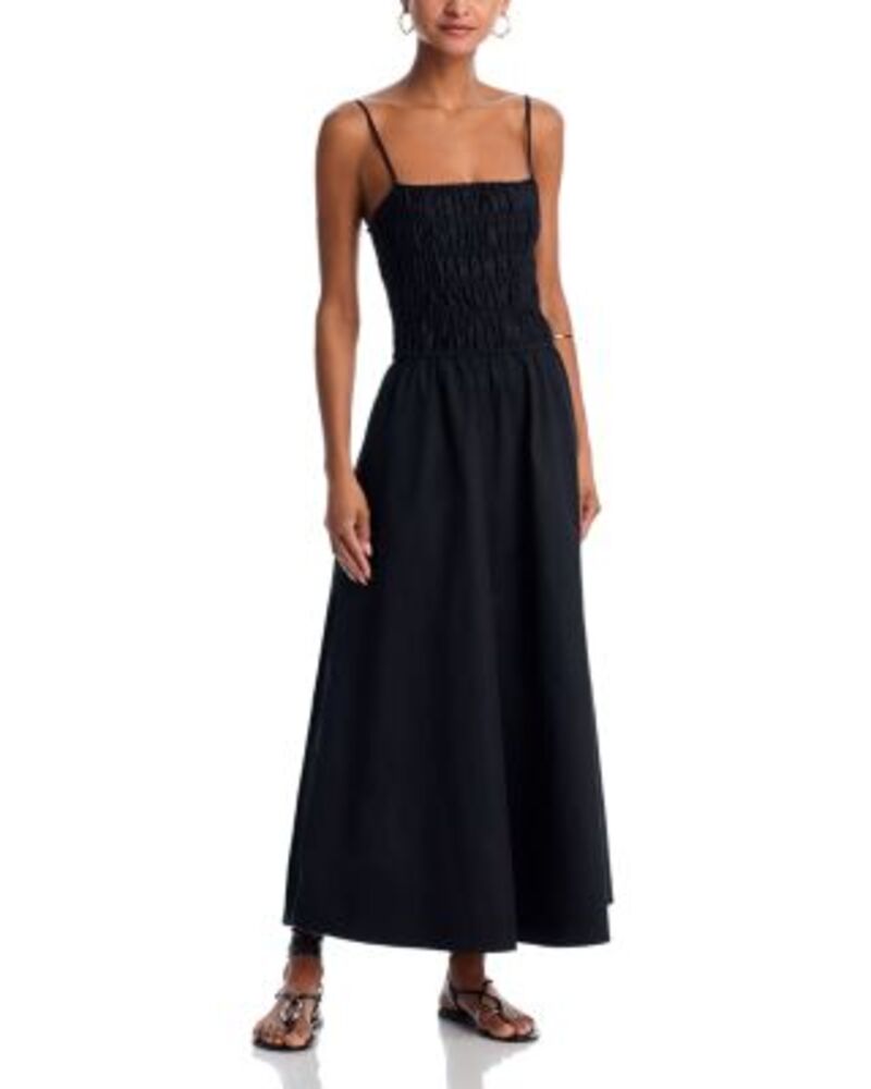 ソリッド アンド ストライプ レディース トップス ワンピース Solid & Striped The Delta Swim Cover-Up Dress Blackout｜ReVida 店
