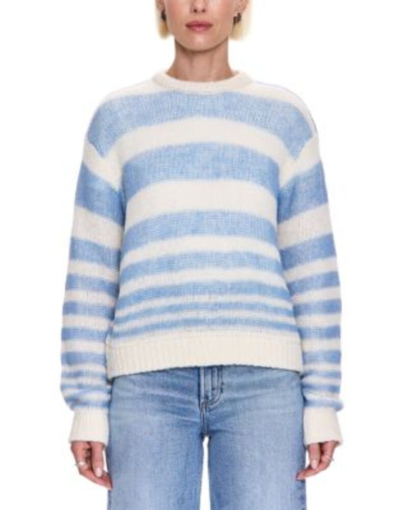 ピストーラ レディース アウター ニット・セーター Pistola Moa Striped Bubble Sweater Blue Gradient Stripe ブルー｜ReVida 店