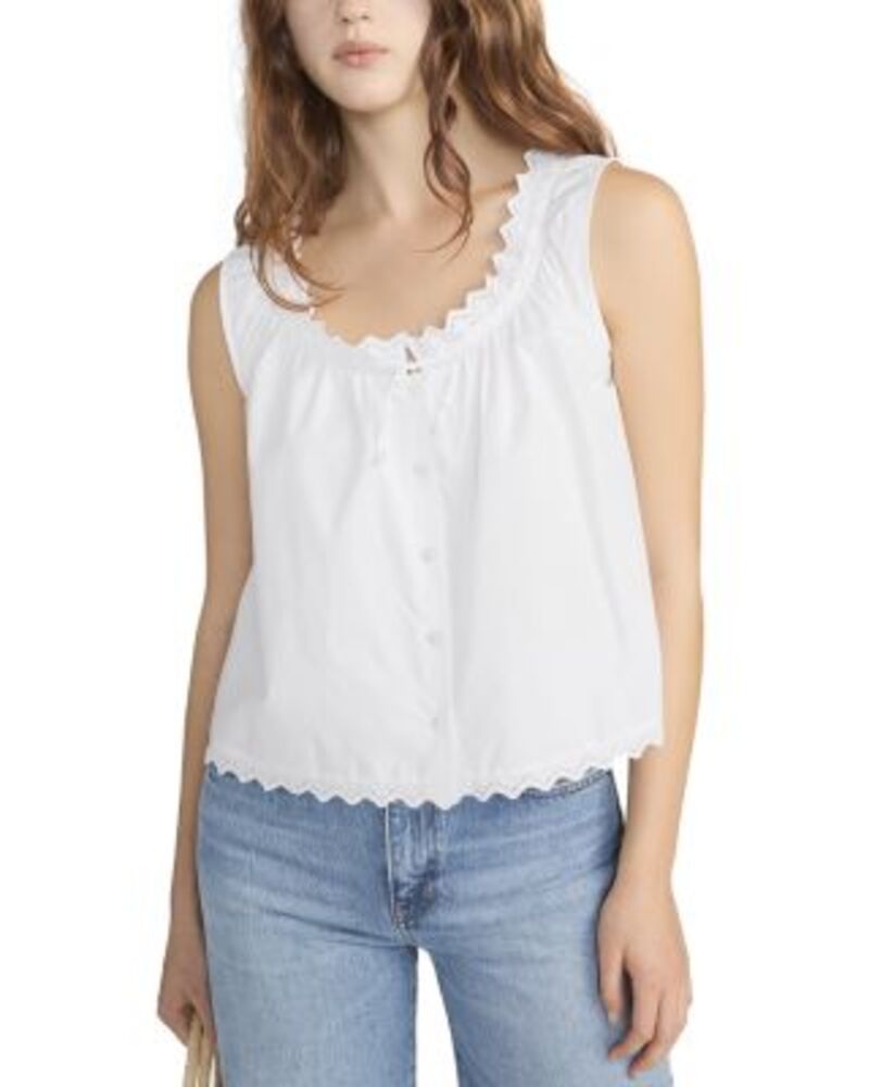 フレーム レディース トップス タンクトップ FRAME The Serene Tank Top White ホワイト