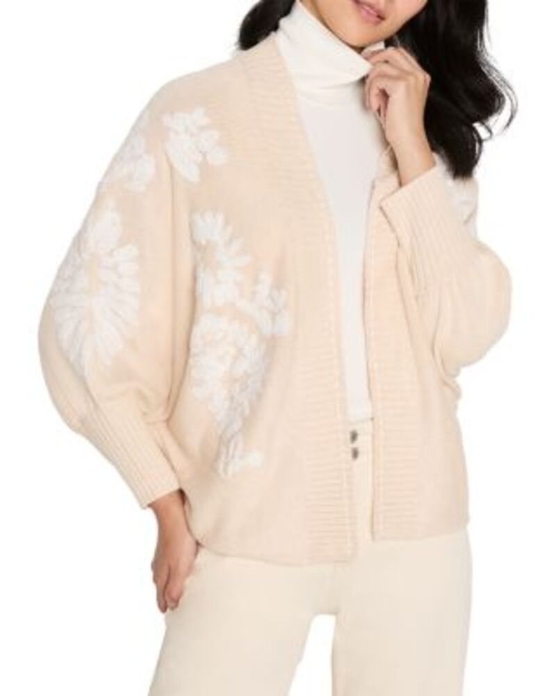 ニックプラスゾーイ レディース アウター カーディガン セーター 刺繍 NIC+ZOEmbroidered Cardigan Sweater Neutral Multi マルチカラー