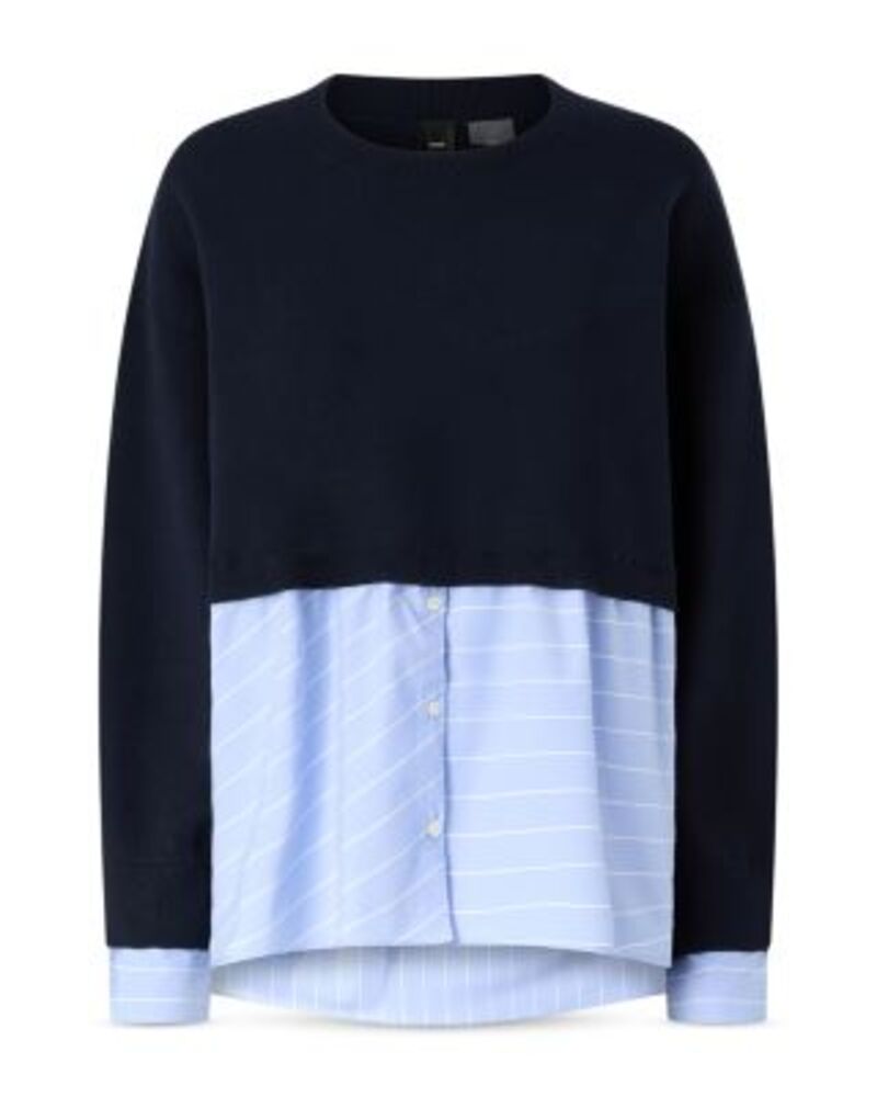 ピンコ レディース アウター ニット・セーター PINKO Lava Mixed Media Sweater Ee2