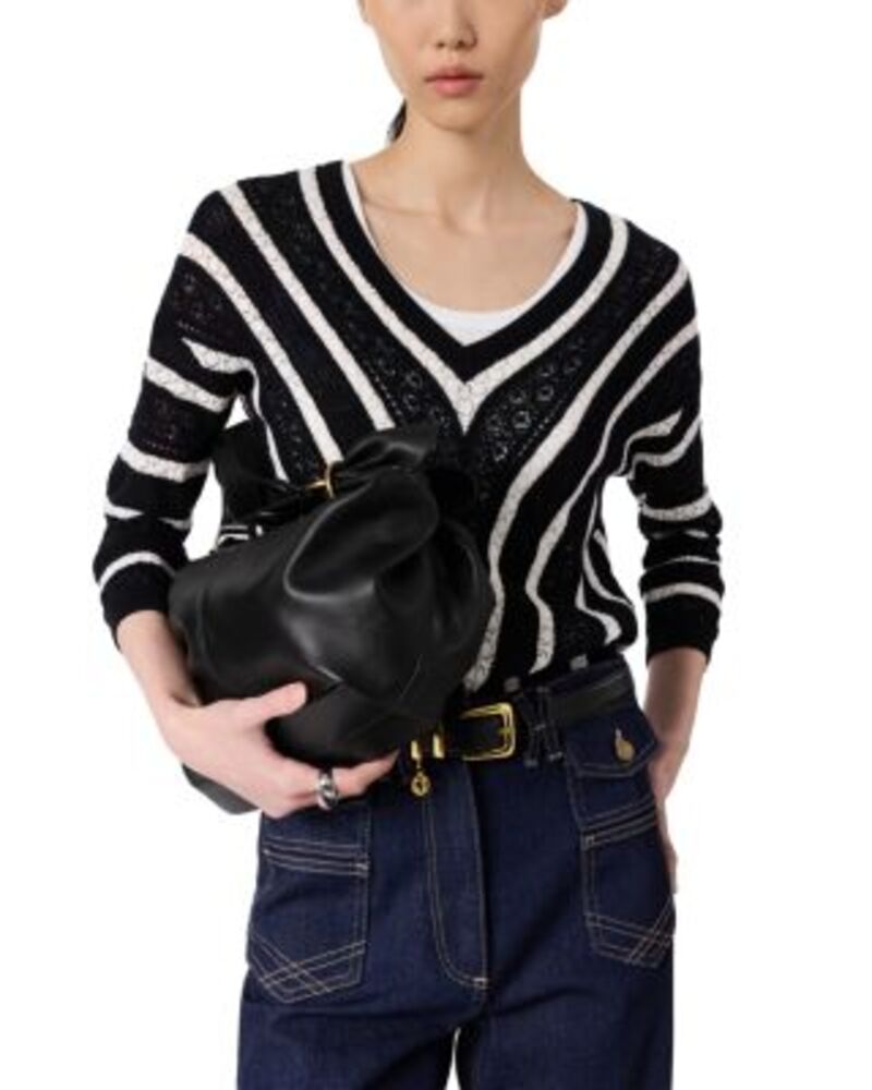 ジェラルド・ダレル レディース アウター ニット・セーター Vネック Gerardareloretta V Neck Sweater Navy ネイビー