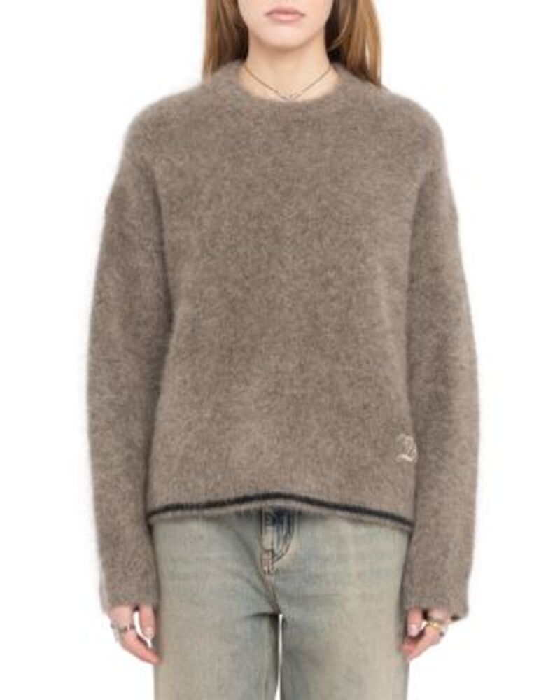 ザディグ エ ヴォルテール レディース アウター ニット・セーター Zadig & Voltaire Markuz Mohair Blend Sweater Latte