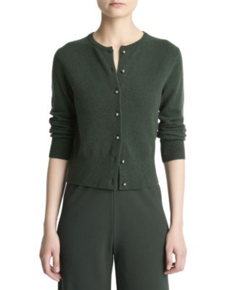 ヴィンス レディース アウター ニット・セーター カーディガン Vince Cardigan Forest フォレスト