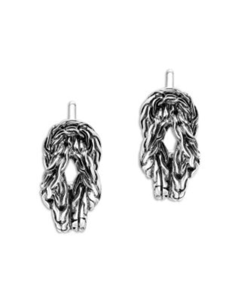 ジョン・ハーディー レディース アクセサリー ピアス・イヤリング JOHN HARDY Sterling Silver Love Knot Hoop Earringsilver シルバー