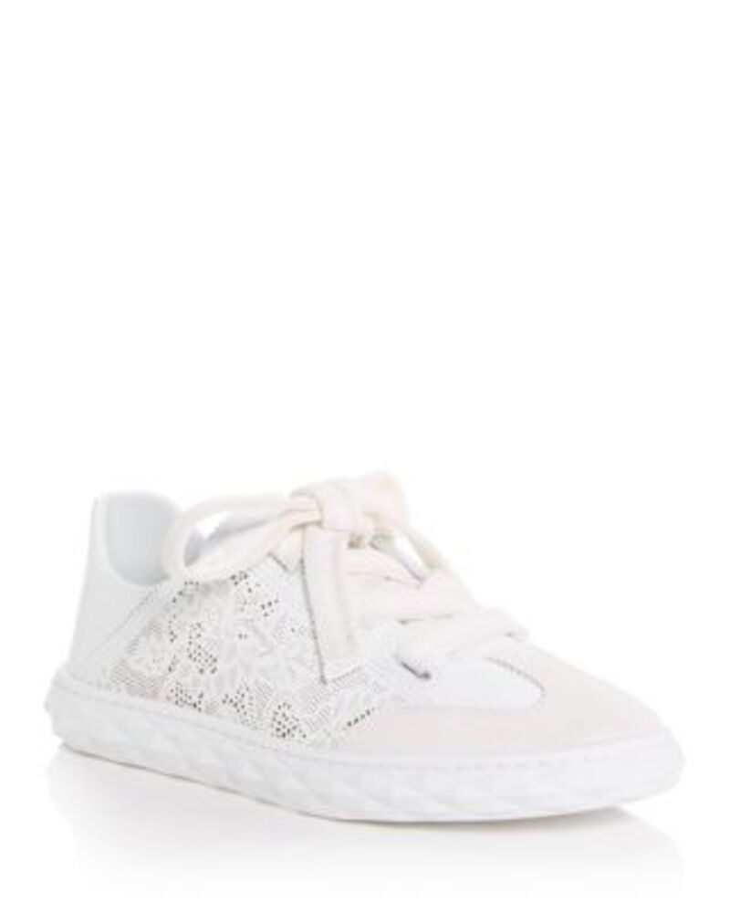 ジミーチュー レディース シューズ スニーカー Jimmy Choo Women Diamond Light Flex F Sneakers V White ホワイト