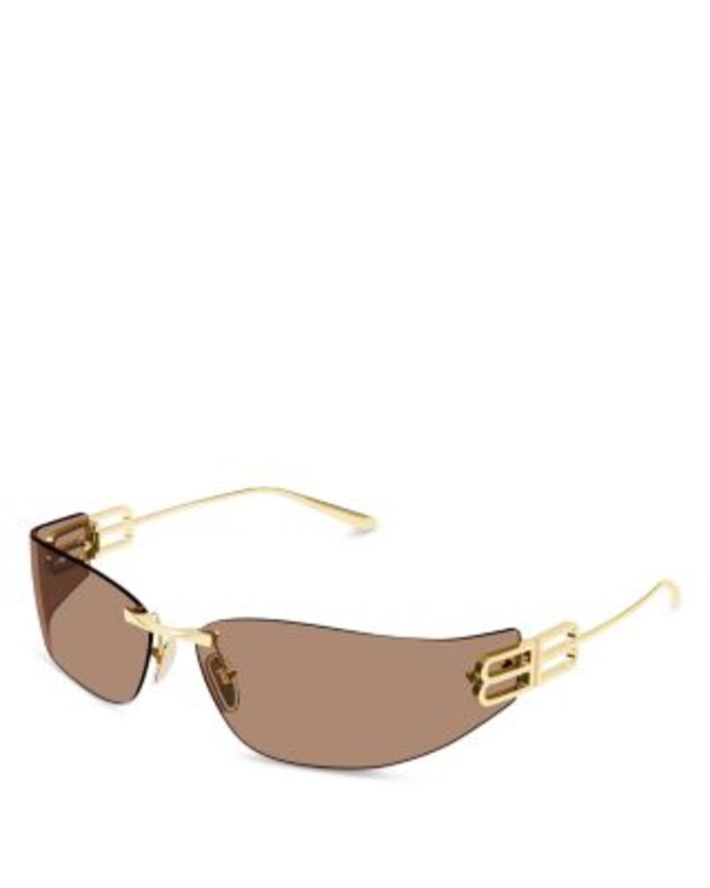 バレンシアガ レディース 付属物 サングラス・アイウェア Balenciaga Cat Eye Sunglasses 76粍 Gold ゴールド