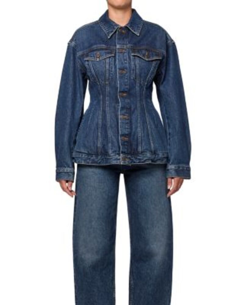 アゴルド レディース アウター ジャケット・ブルゾン デニム AGOLDE Myra Denim Jacket Volume デニム|ReVida 店