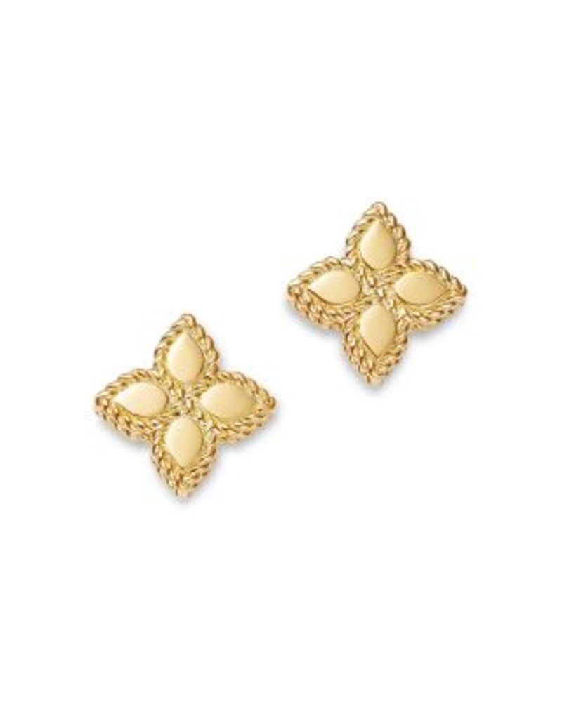 ロバートコイン レディース アクセサリー ピアス・イヤリング Roberto Coin 18K Yellow Gold Princess Flower Small Stud Earrings Gold ゴールド