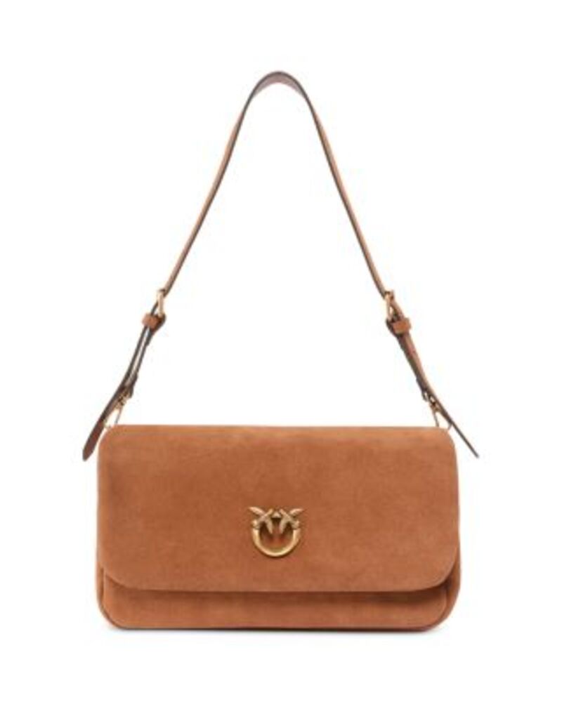 ピンコ レディース バッグ スエード PINKO Click Soft Suede Shoulder Bag L17q