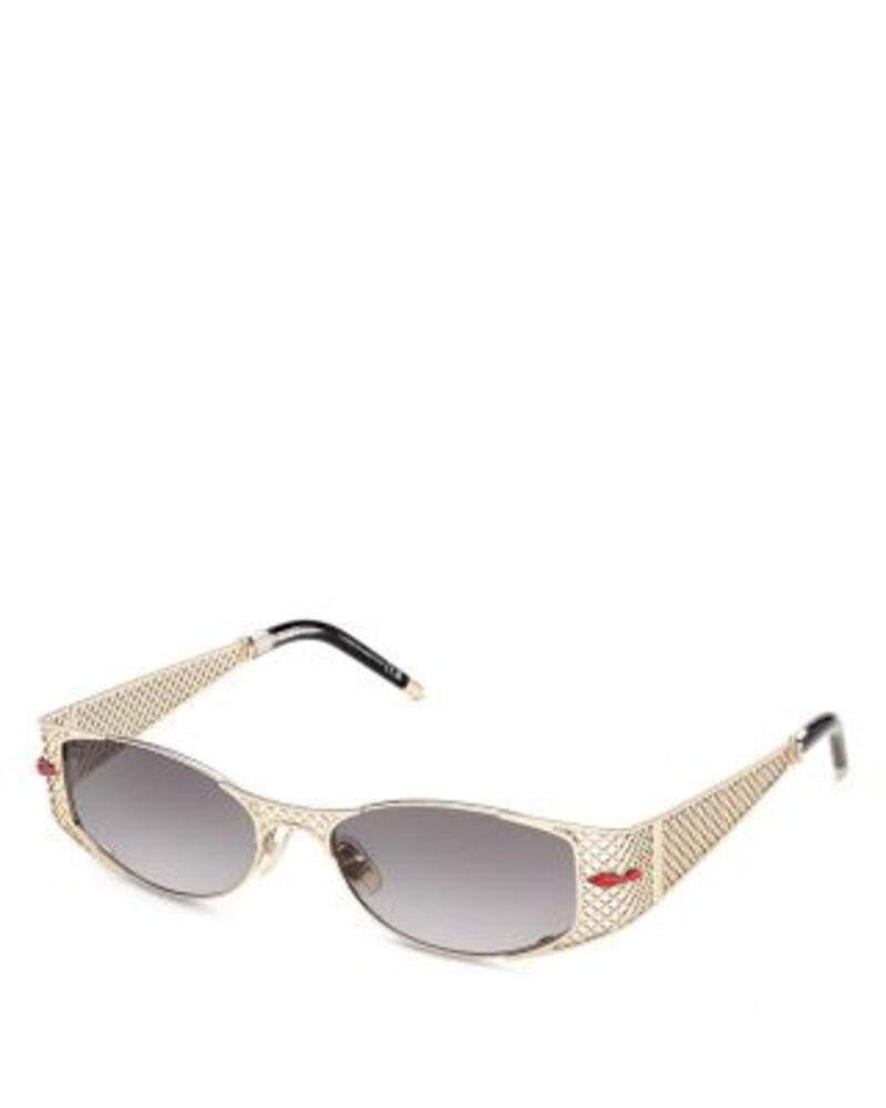 クリスチャン・ルブタン レディース アクセサリー サングラス・アイウェア Christian Louboutin Oval Metal Sunglasses 55mm Gold /Gradient Smoke スモーク