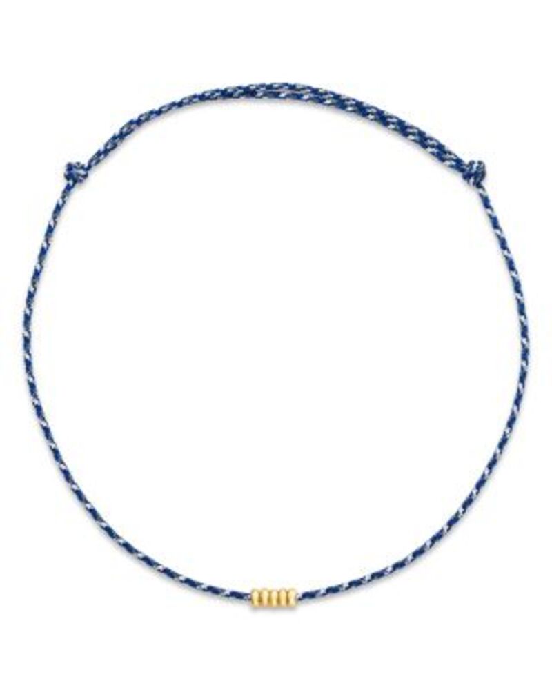 ゾーシッコ レディース アクセサリー ネックレス・チョーカー・ペンダントトップ レース Zo Chicco 14K Yellow Gold Paracord Rondelle Slider Necklace 12-26\