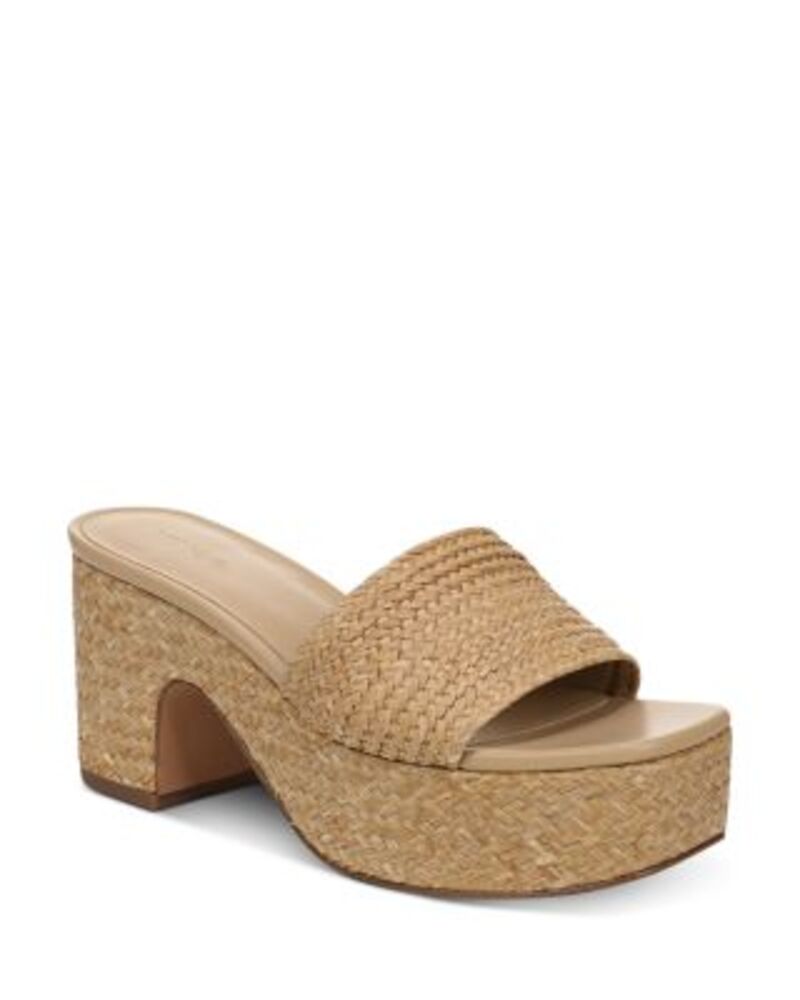 ヴィンス レディース シューズ サンダル プラットフォーム Vince Women's Clarita Platform Sandals Dark Wheat|ReVida 店