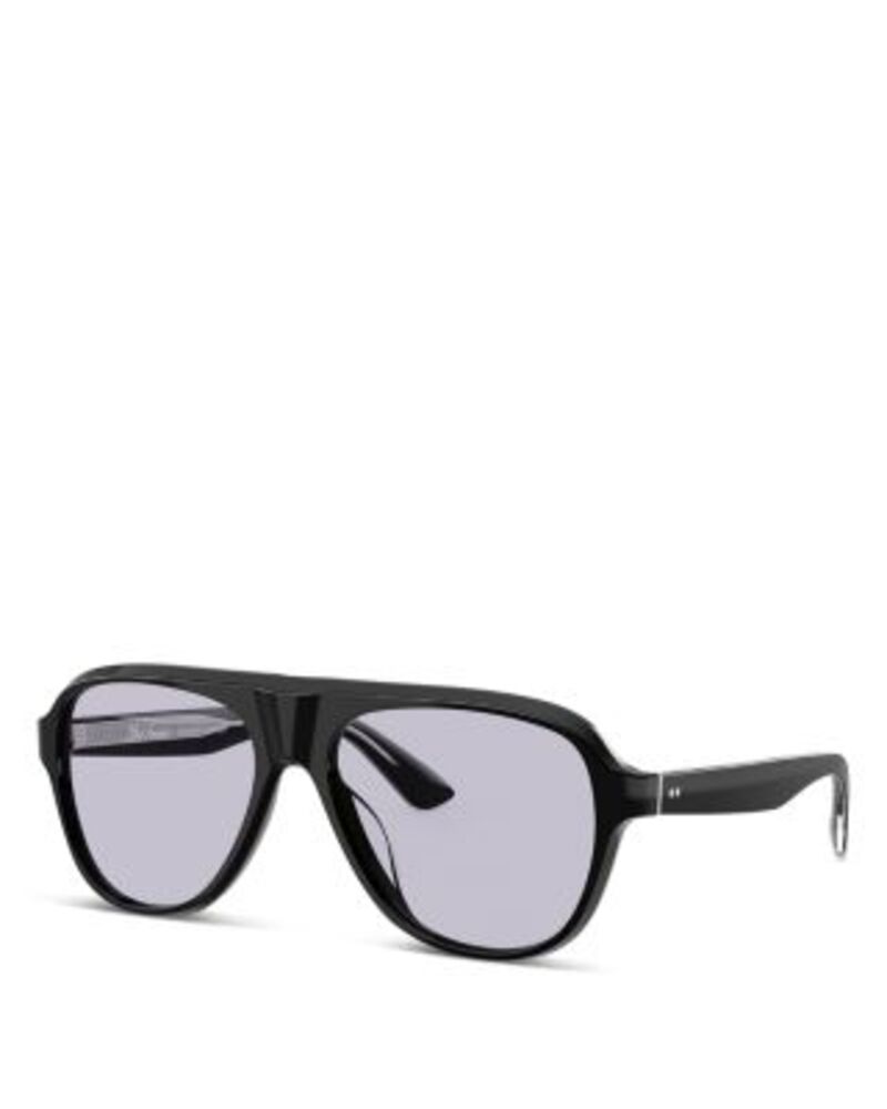 オリバーピープルズ レディース 佩び物 サングラス・アイウェア Oliver Peoples Paul Newman Aviator Optical Glasses 54粍 Black 黒いこと