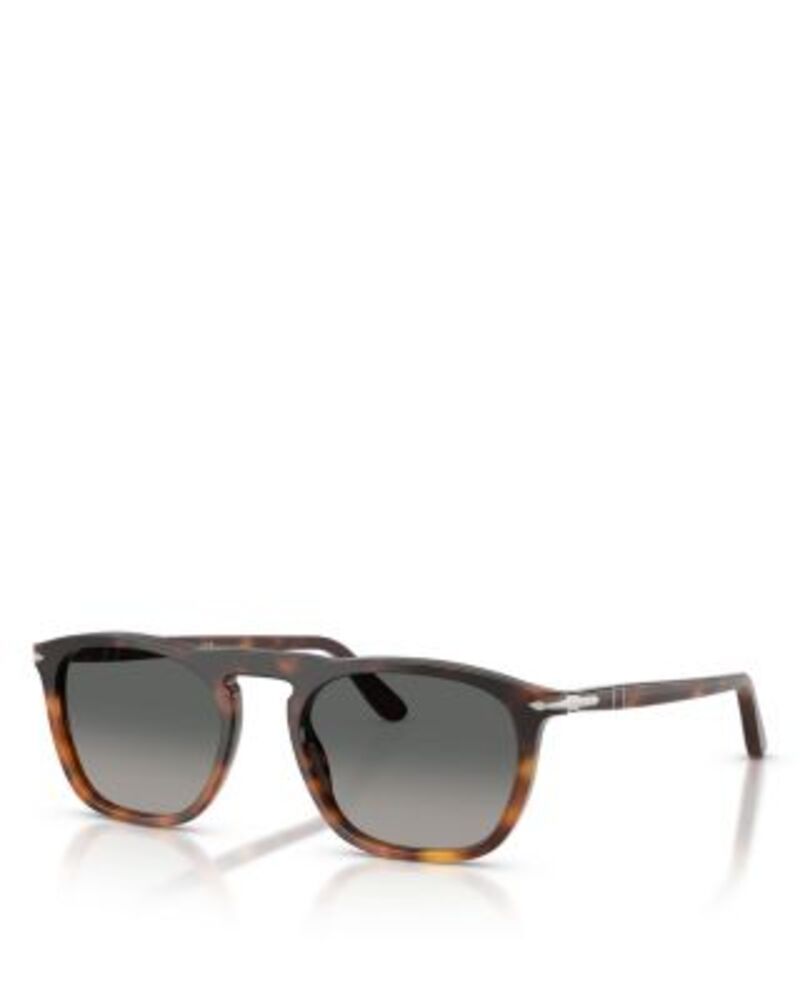 ペルソル レディース 佩び物 サングラス・アイウェア Persol Gae Square Sunglasses 55粍 Gredient Grey 薄墨色