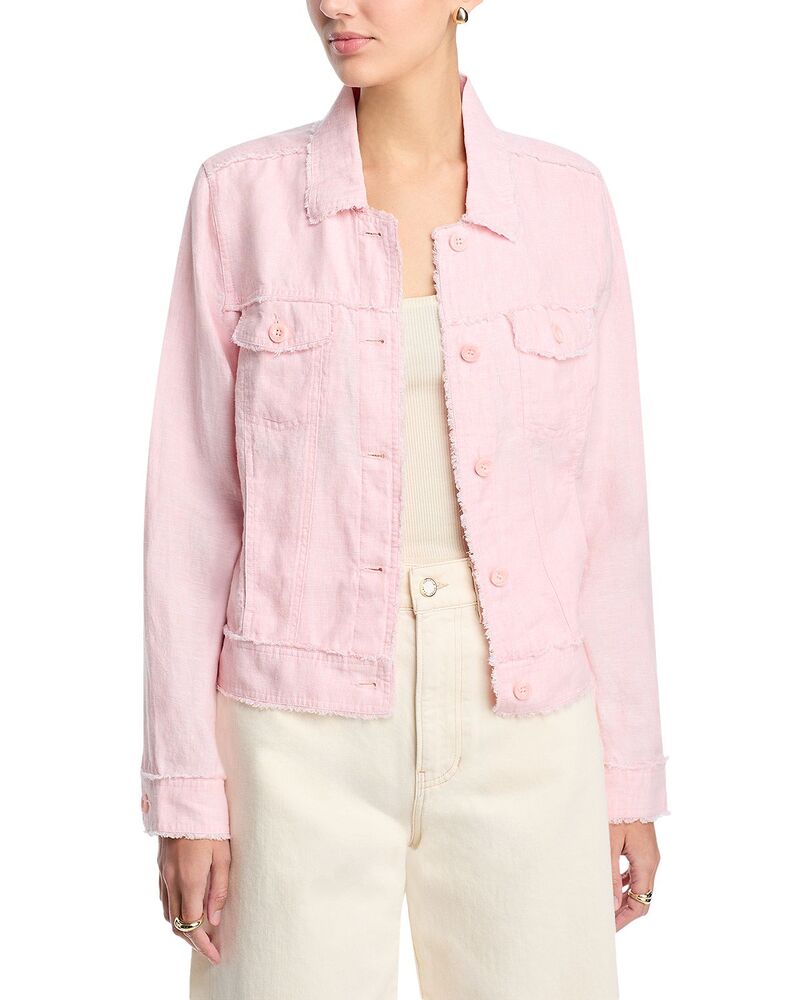 トッミーバハマ レディース アウター 上衣・上衣 リネン Tommy Bahama Two Palms Raw-Edge Linen Jacket Light Salmon 秋味