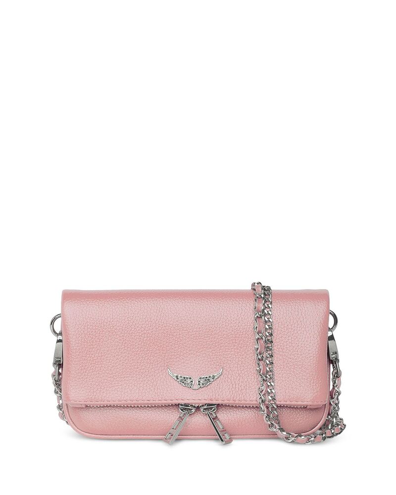 ザディグ エ ヴォルテール レディース バッグ レザー Zadig & Voltaire Rock Nano Grained Leather Crossbody Cosy