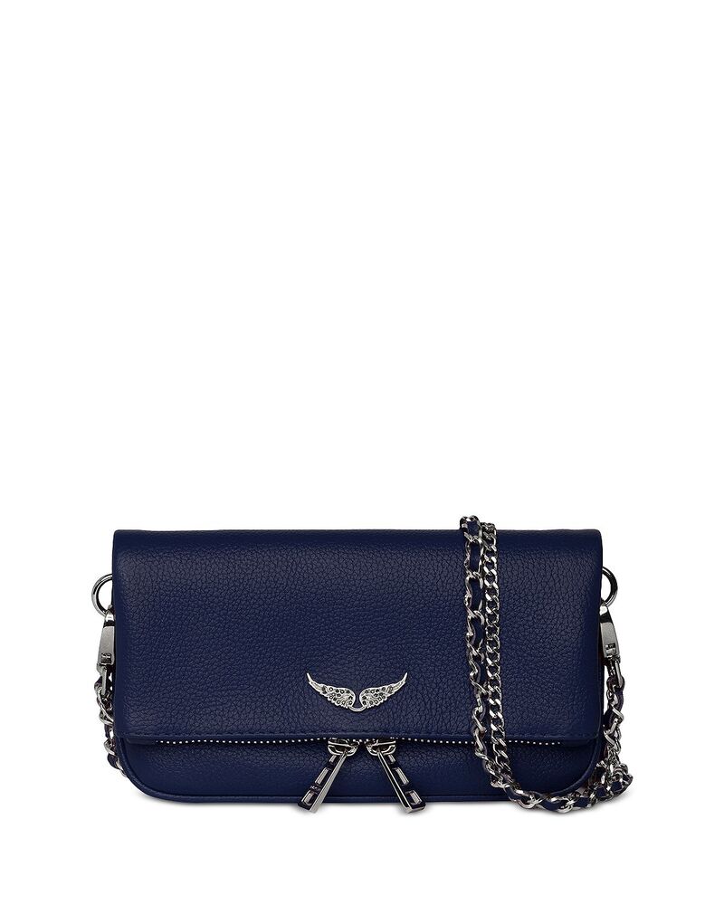 ザディグ エ ヴォルテール レディース バッグ レザー Zadig & Voltaire Rock Nano Grained Leather Crossbody Electric