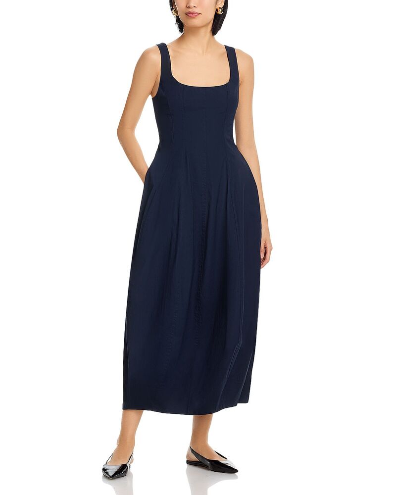 エーエルシー レディース トップス ワンピース A.L.C. Veda Poplin Dress Night Blue ブルー