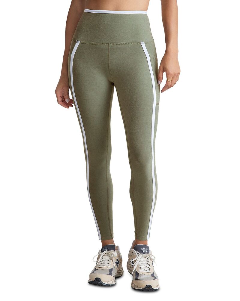 ビヨンドヨガ レディース ボトムス レギンス ミディ Beyond Yoga Spacedye New Moves Midi Leggings Gray Sage/Cloud White ホワイト
