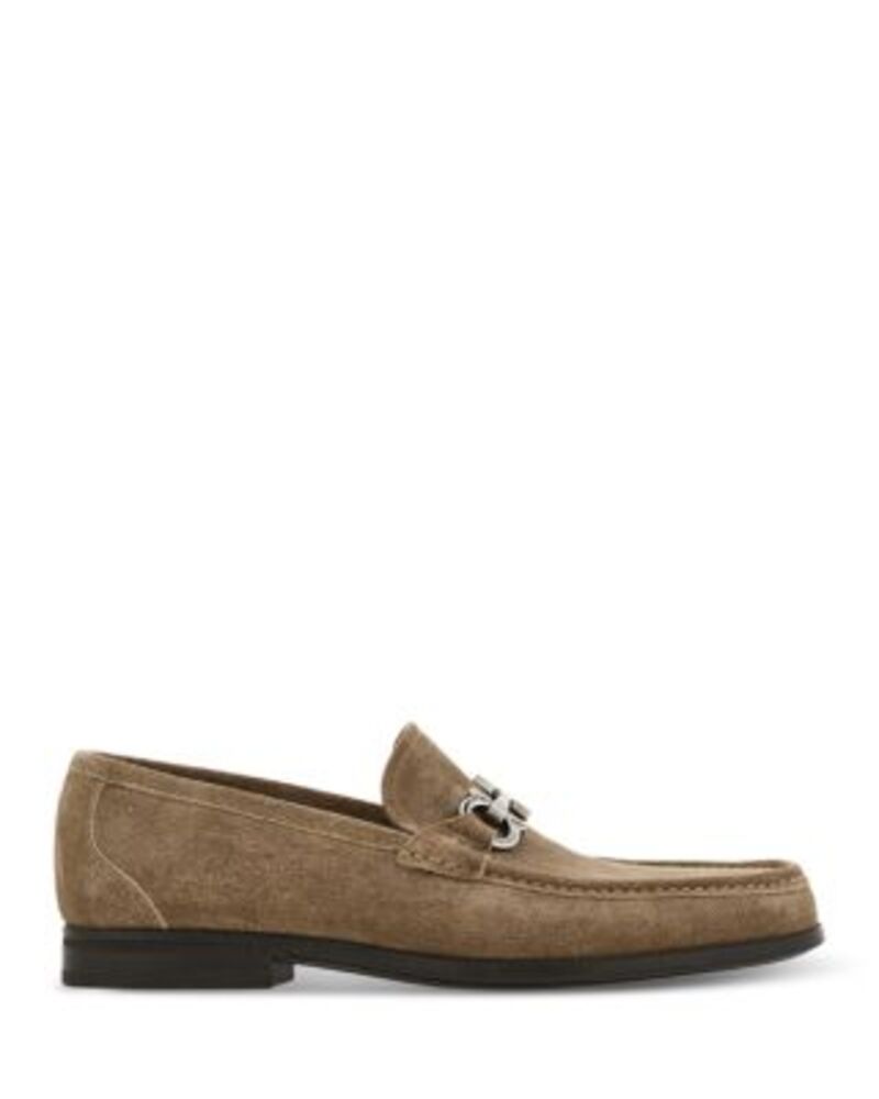 フェラガモ メンズ シューズ スリッポン・ローファー スエード FERRAGAMO Men'suede Loafersafari