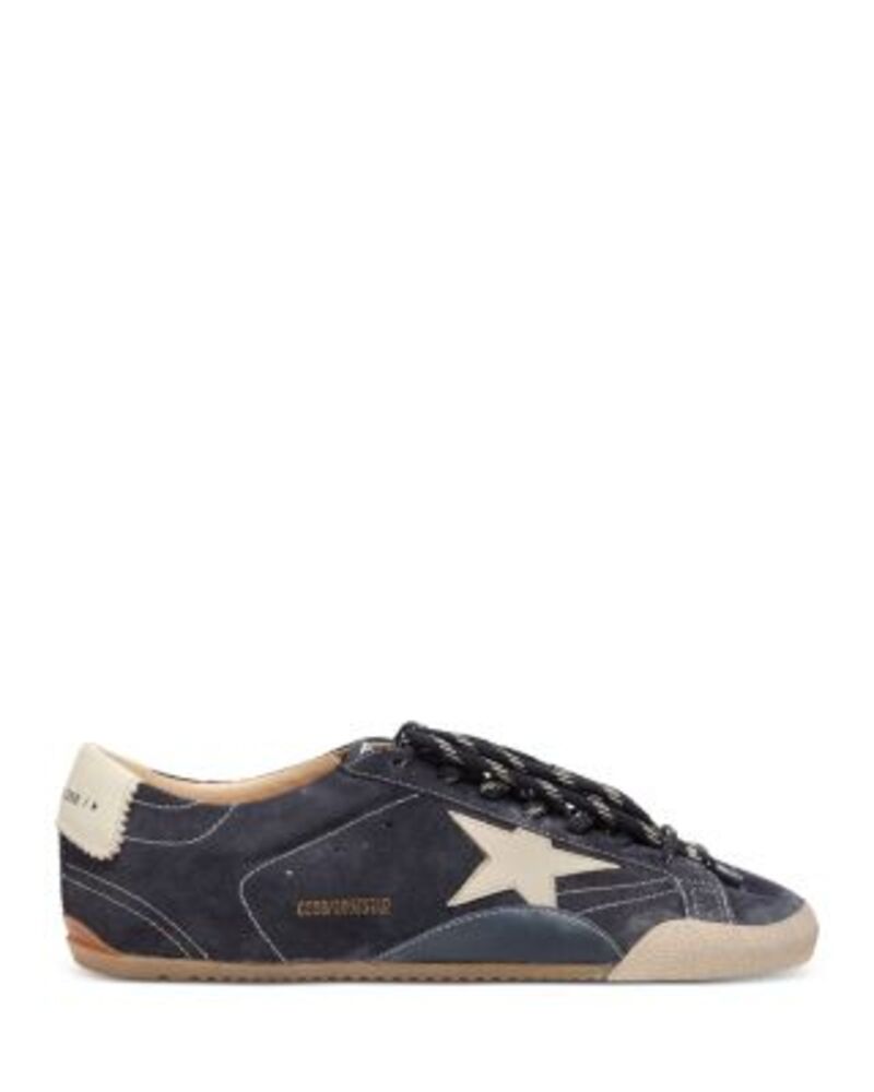 ゴールデングース メンズ シューズ スニーカー スエード Golden Goose Men's True Star Suede Sneakers Blue White ホワイト|ReVida 店