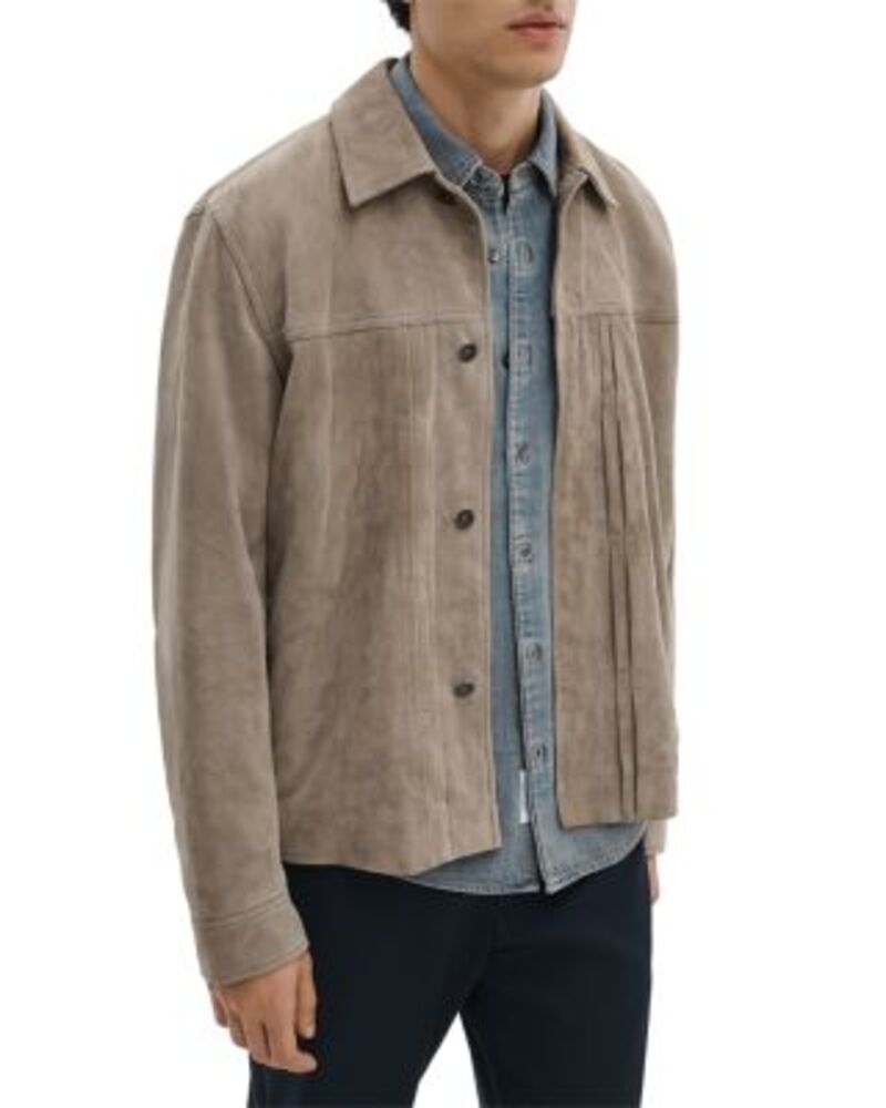 ラグアンドボーン メンズ アウター 上衣・上衣 スエードクロス rag \u0026 bone Dwight Suede Jacket Mink ミンクのコート