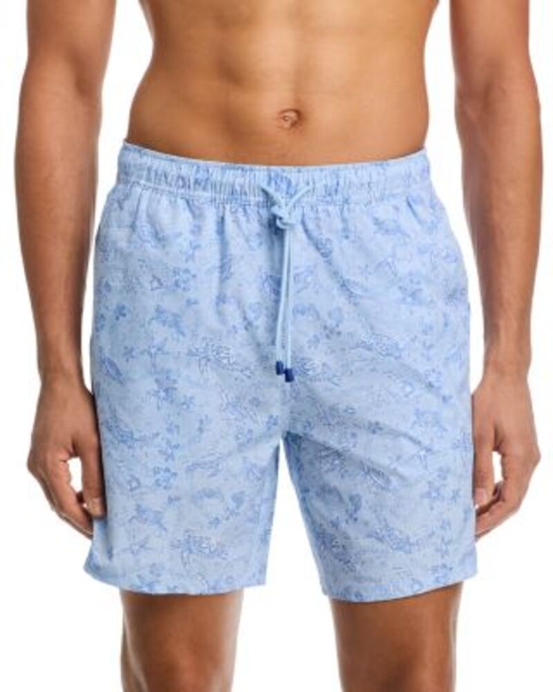 ピーター・ミラー メンズ 水着 ハーフパンツ・ショーツ Peter Millar Oahu 7" Swim Trunkstream Blue ブルー｜ReVida 店
