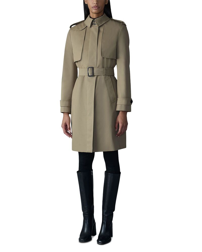 マッカージュ レディース アウター コート Mackage Ladies Trench Coat Light Camel キャメル