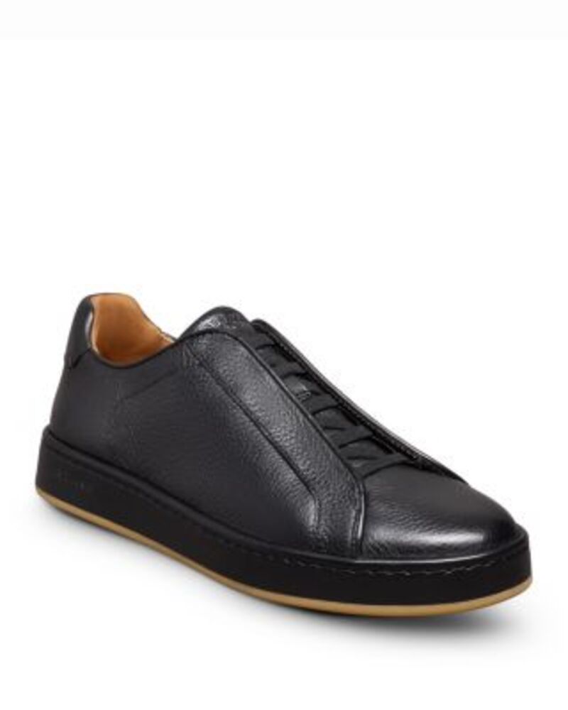 ウディアレン エドモンズ メンズ シューズ スニーカー Allen Edmonds Men\u0027s Court Sneakers Black 黒いこと メンズ靴-靴