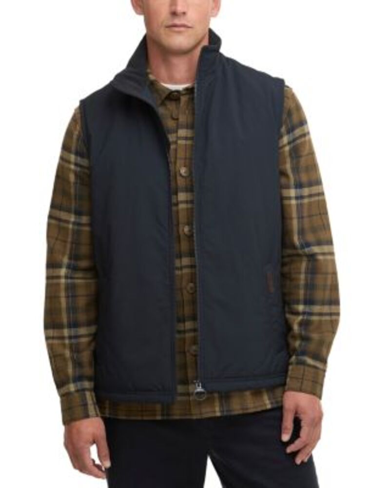 バブアー メンズ アンダー御召しもの ボクサーズボン下 ジレ Barbour Hepscott Gilet Navy 米国海軍